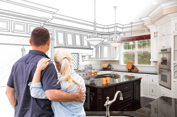 Professional Cabinet Refacing technician working in Dalbo, MN